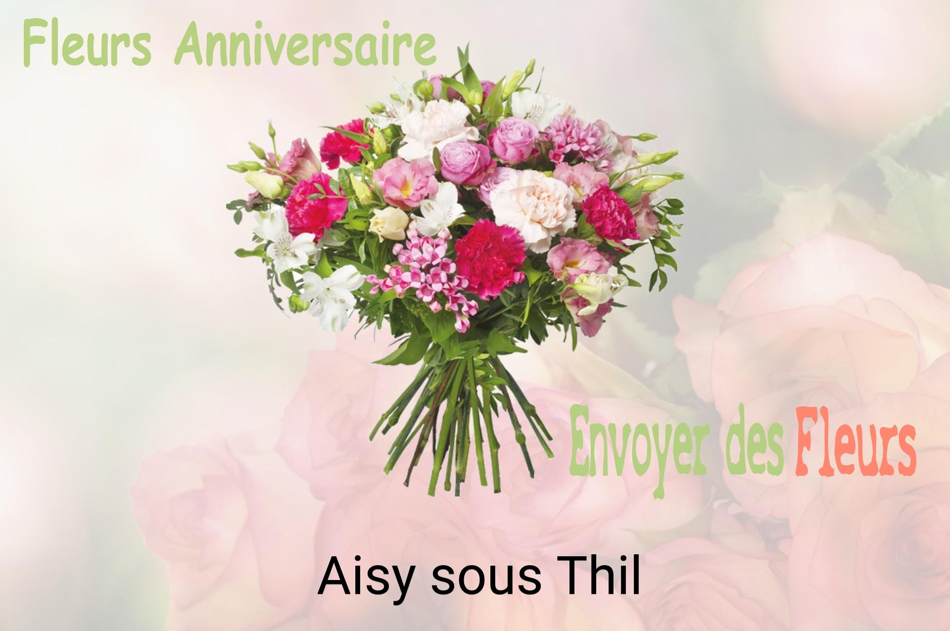 Bouquet de fleurs d’anniversaire livré à Aisy-sous-Thil