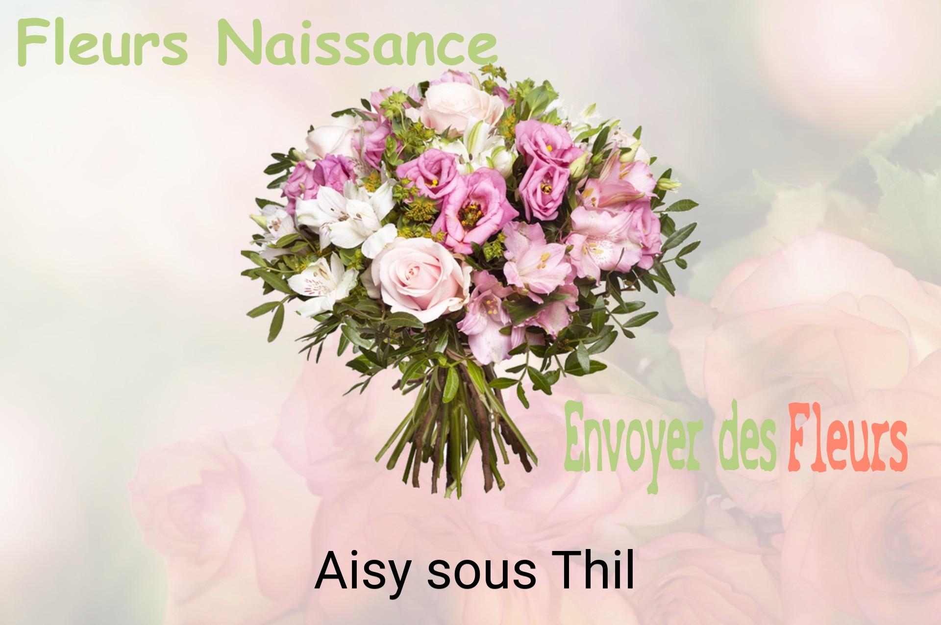 Bouquet de fleurs de naissance livré à Aisy-sous-Thil